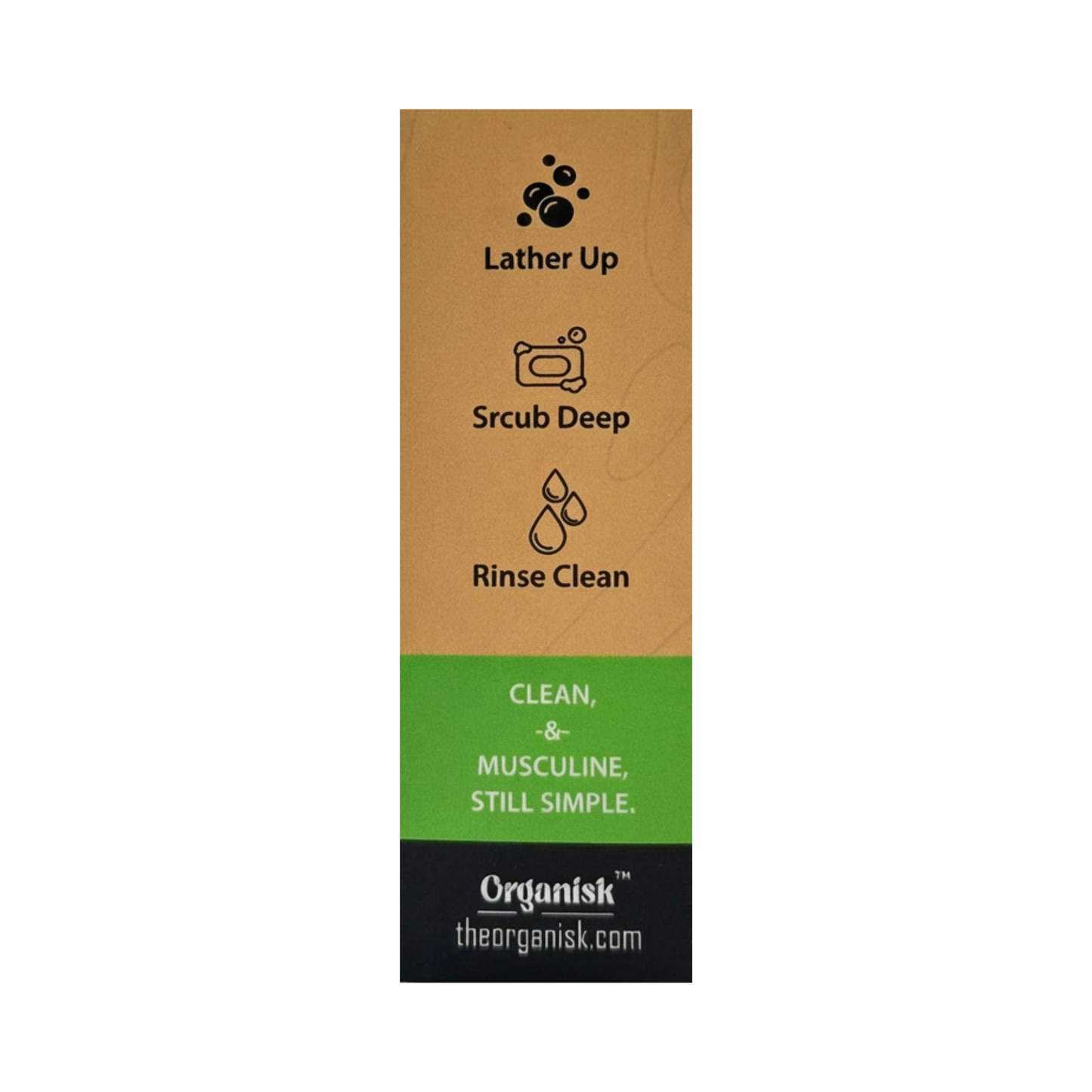 All Natural Men's Bar Soap - Fresh Aloe Soap - Net Weight 5oz