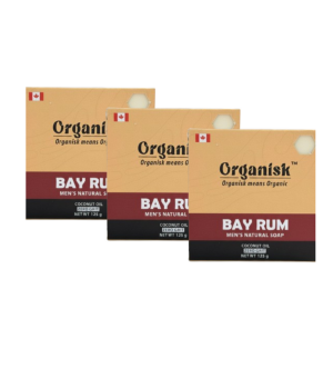 All Natural Men's Bar Soap - Bay Rum Soap (Pack Of 3)
