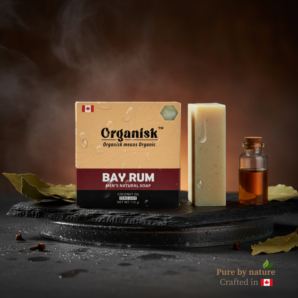 All Natural Men's Bar Soap - Bay Rum Soap - Net Weight 5oz