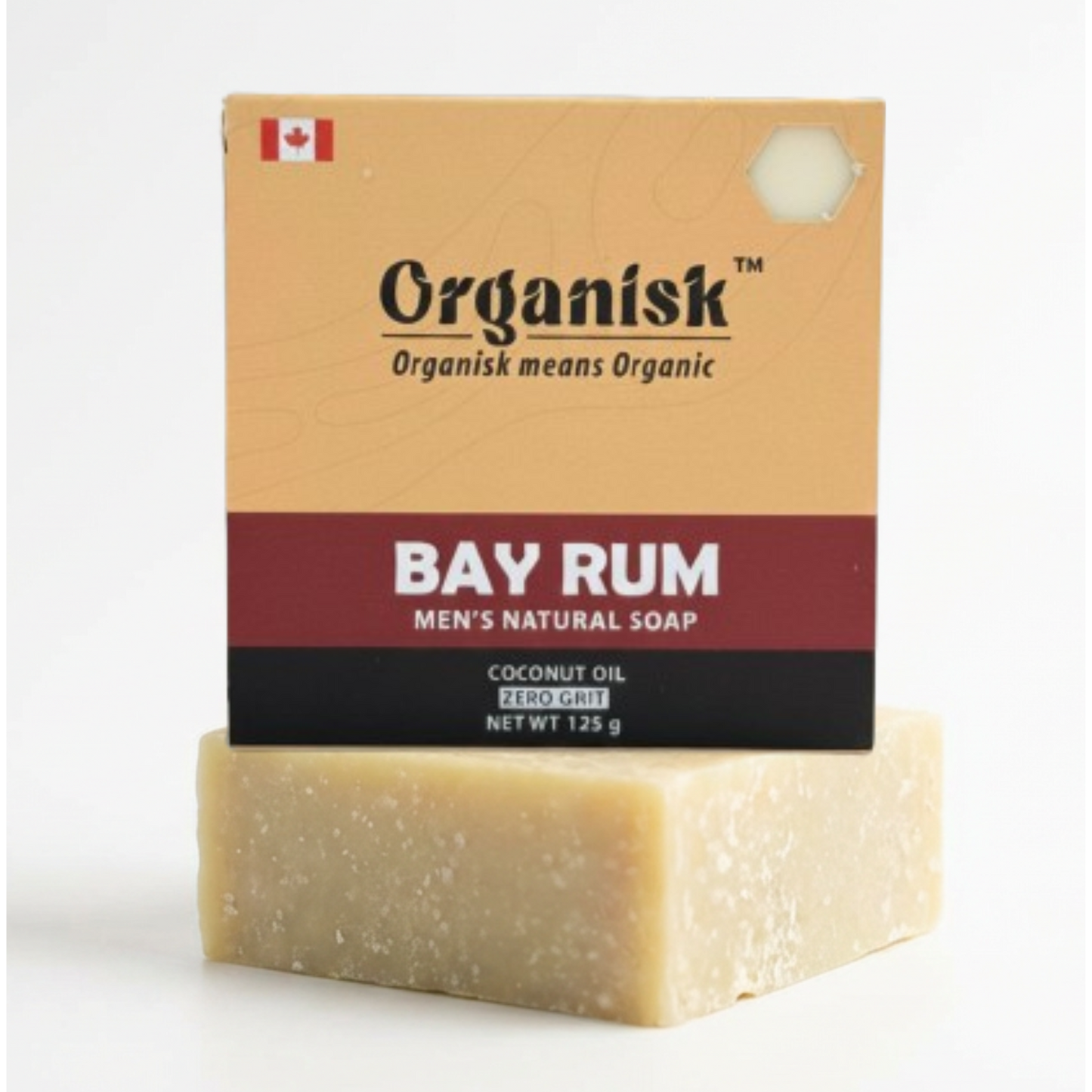 All Natural Men's Bar Soap - Bay Rum Soap - Net Weight 5oz