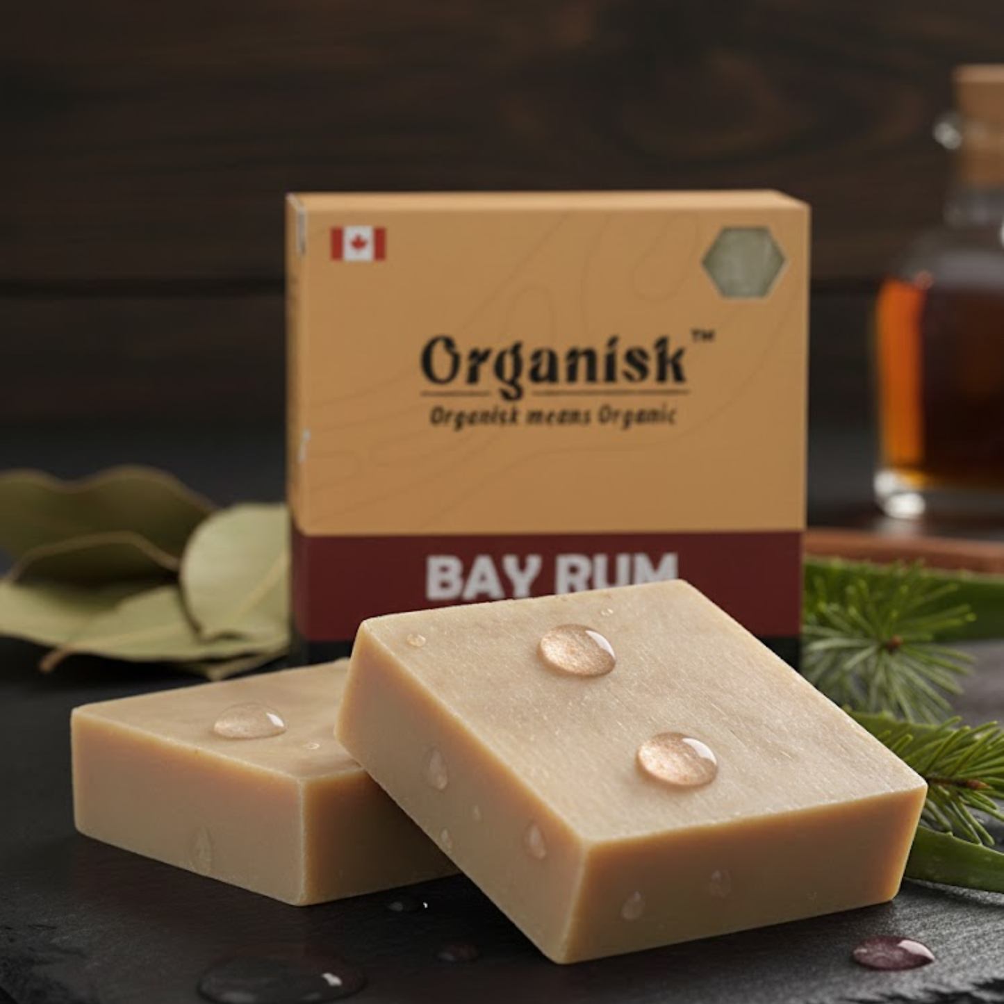 All Natural Men's Bar Soap - Bay Rum Soap - Net Weight 5oz