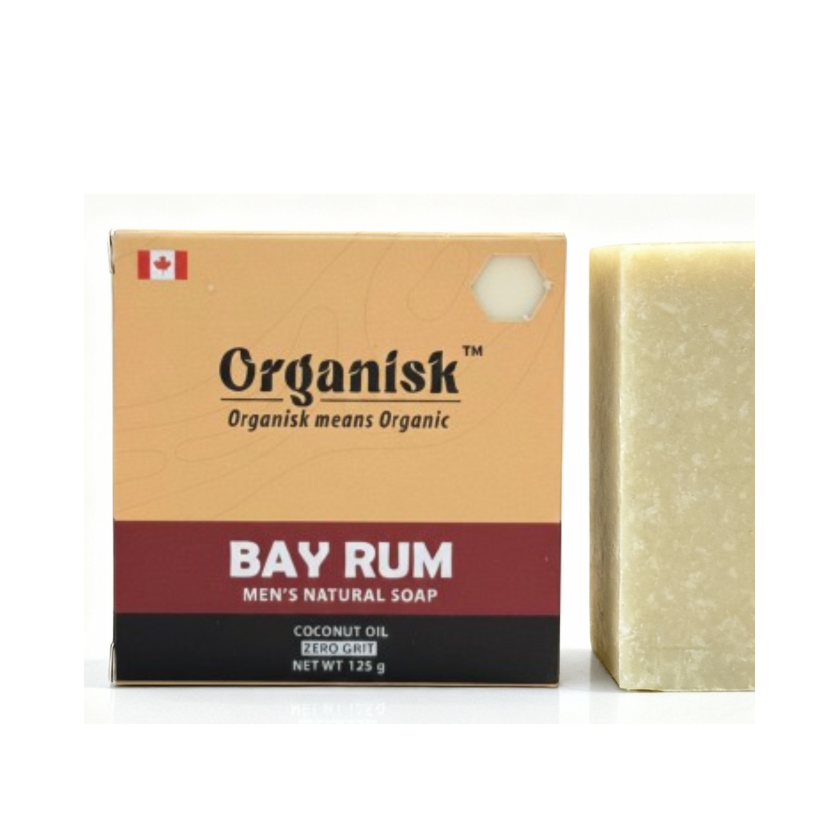 All Natural Men's Bar Soap - Bay Rum Soap - Net Weight 5oz