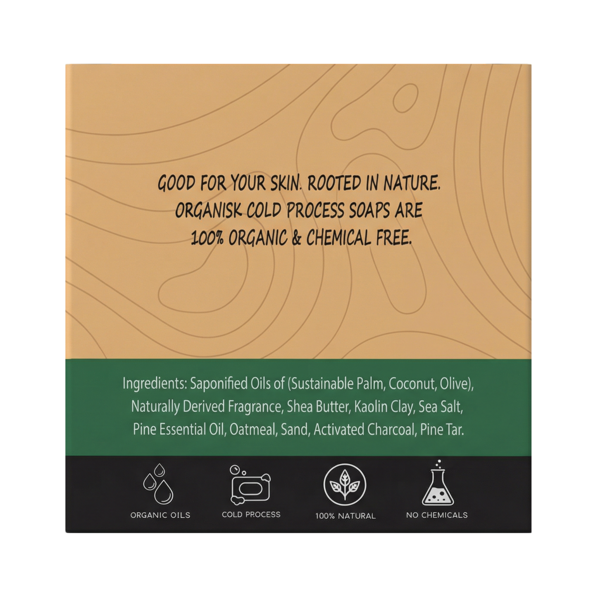 All Natural Men's Bar Soap - Pine Tar Soap (Pack Of 3)