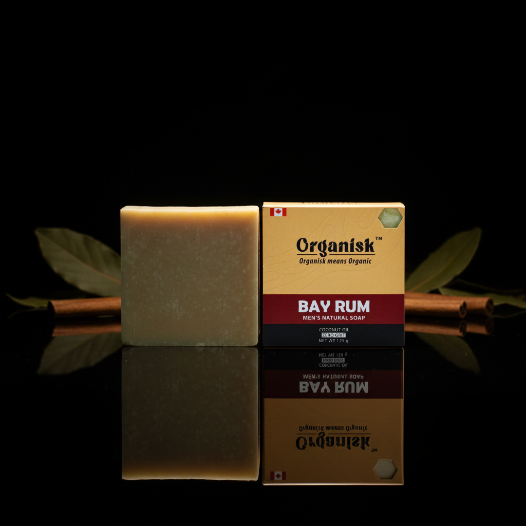 All Natural Men's Bar Soap - Bay Rum Soap (Pack Of 3)