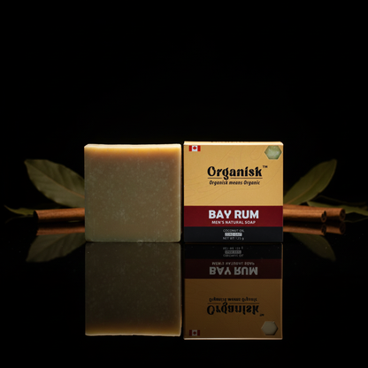 All Natural Men's Bar Soap - Bay Rum Soap (Pack Of 3)